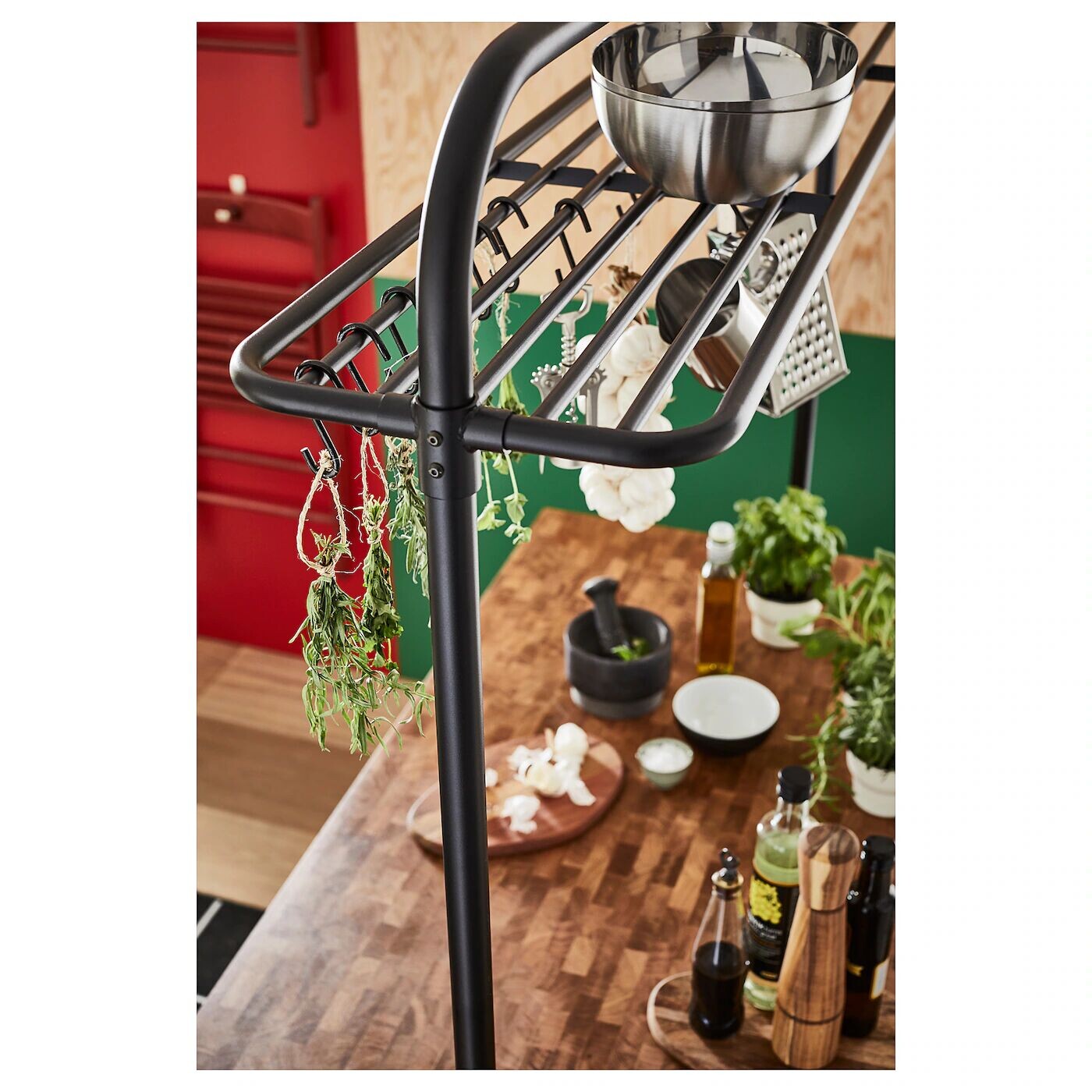 картинка Каркас для кухонного острова, черный, VADHOLMA IKEA от магазина Одежда+