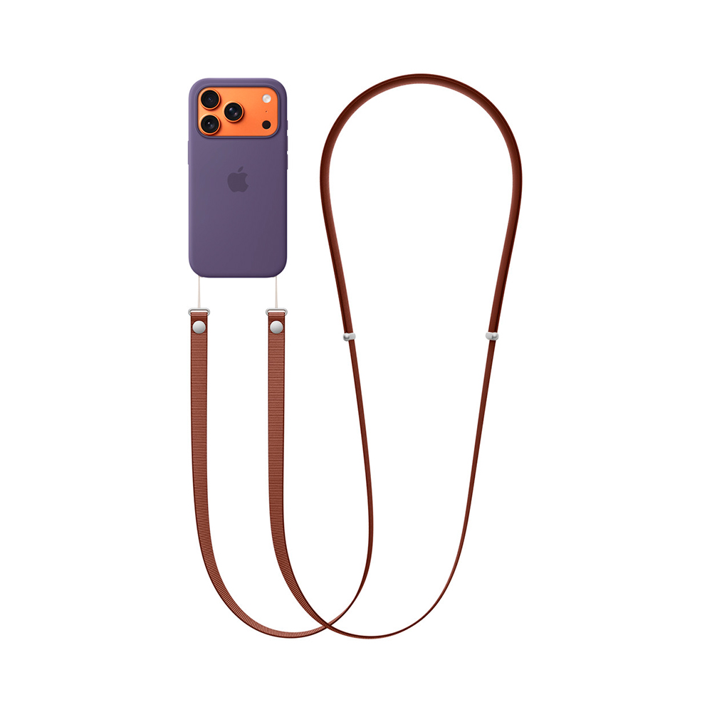 картинка Ремешок Apple Crossbody Strap, коричнево-оранжевый от магазина Одежда+