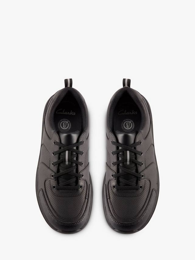 картинка Школьные туфли Clarks Daze Loop, кожаные, черные от магазина Одежда+