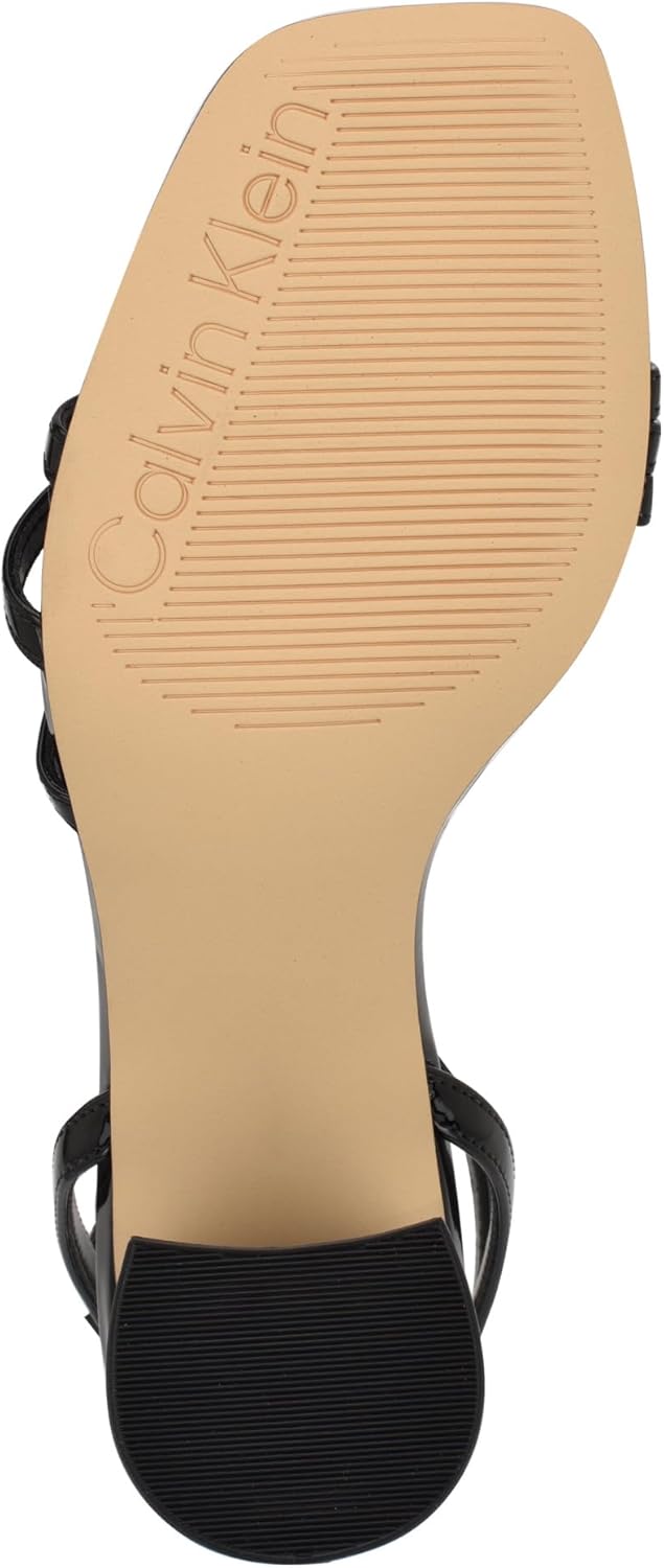 картинка Женские босоножки на каблуке Calvin Klein Quiva, Black Patent 001 от магазина Одежда+