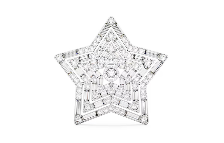 картинка Swarovski Брошь Stella унисекс серебро от магазина Одежда+
