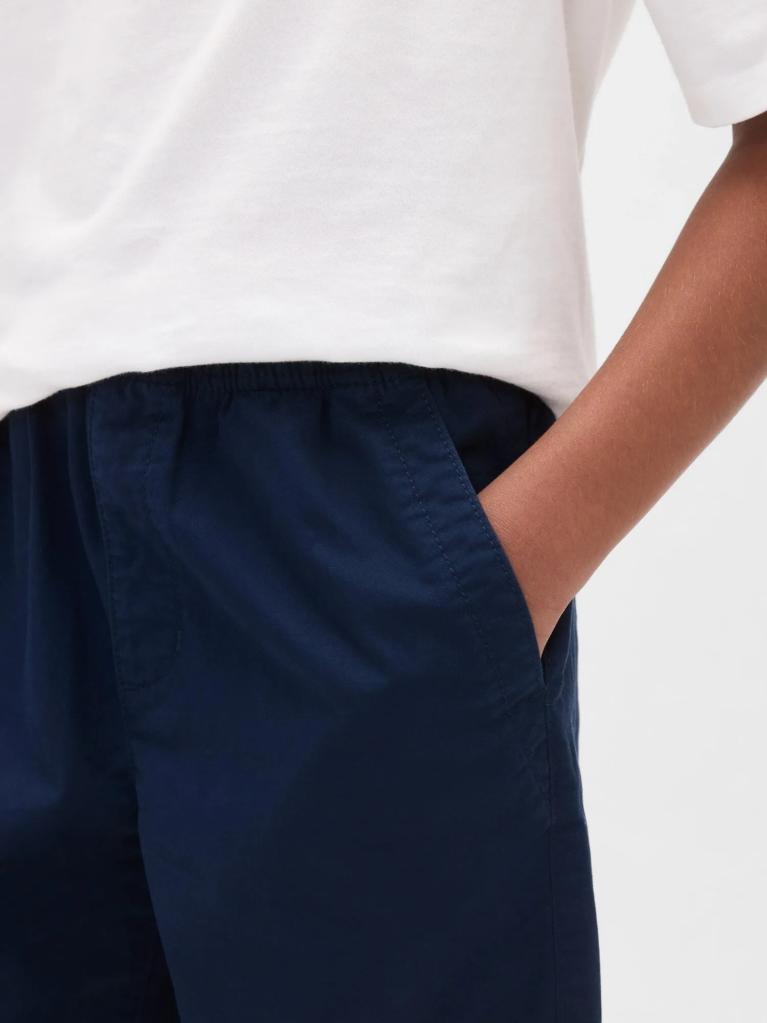 картинка (K) Свободные повседневные спортивные штаны (детские) GAP, TAPESTRY_NAVY от магазина Одежда+