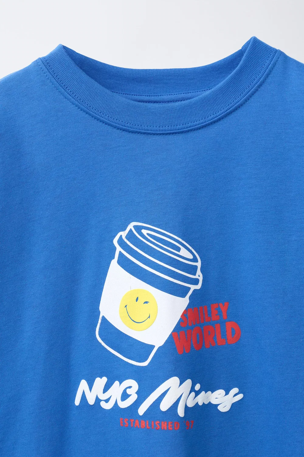 картинка Футболка SMILEYWORLD  ZARA, Blue от магазина Одежда+