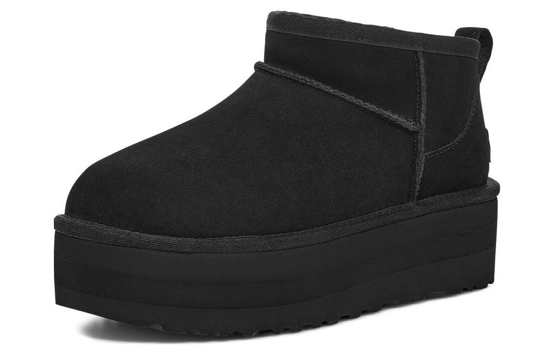 картинка Женские угги UGG Snow, черные от магазина Одежда+