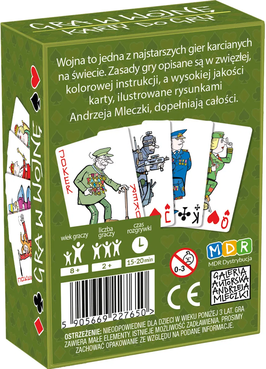 картинка Настольная игра Gra w Wojnę, MDR Dystrybucja от магазина Одежда+