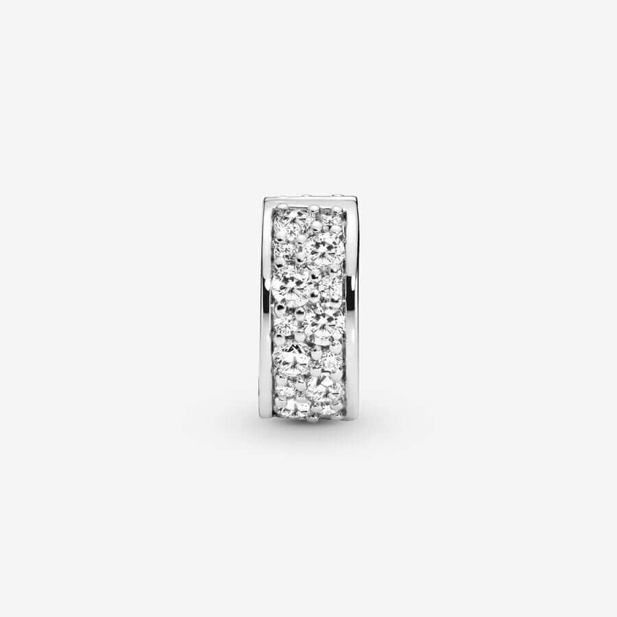 картинка Шарм Pandora Moments Pavé Clip, серебро/цирконий от магазина Одежда+