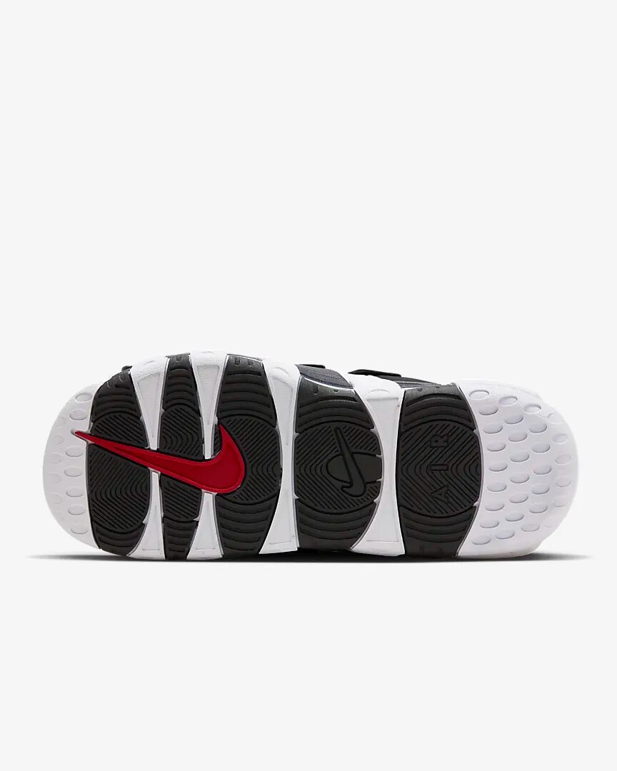 картинка Шлепанцы Nike Air More Uptempo Slide 'White Black Red' от магазина Одежда+