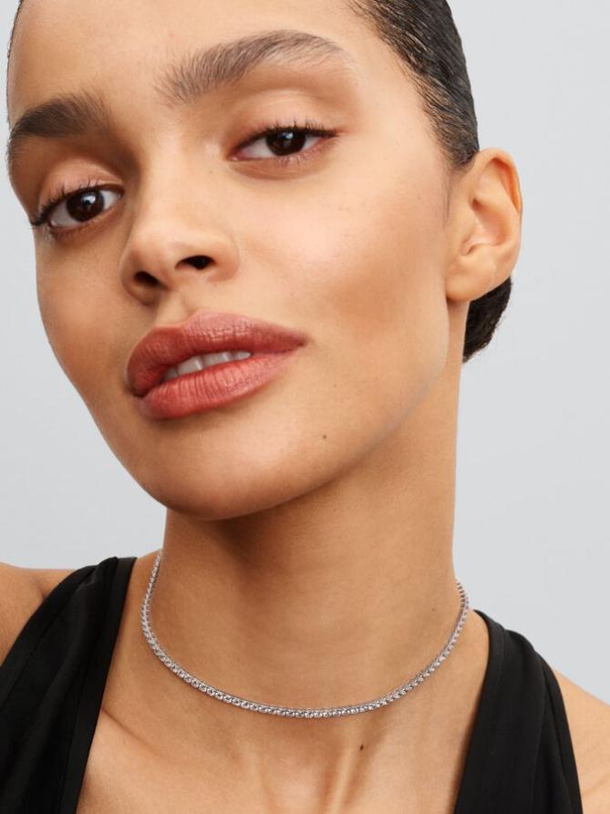 картинка Ожерелье Pandora Tennis Choker Necklace, стерлинговое серебро от магазина Одежда+