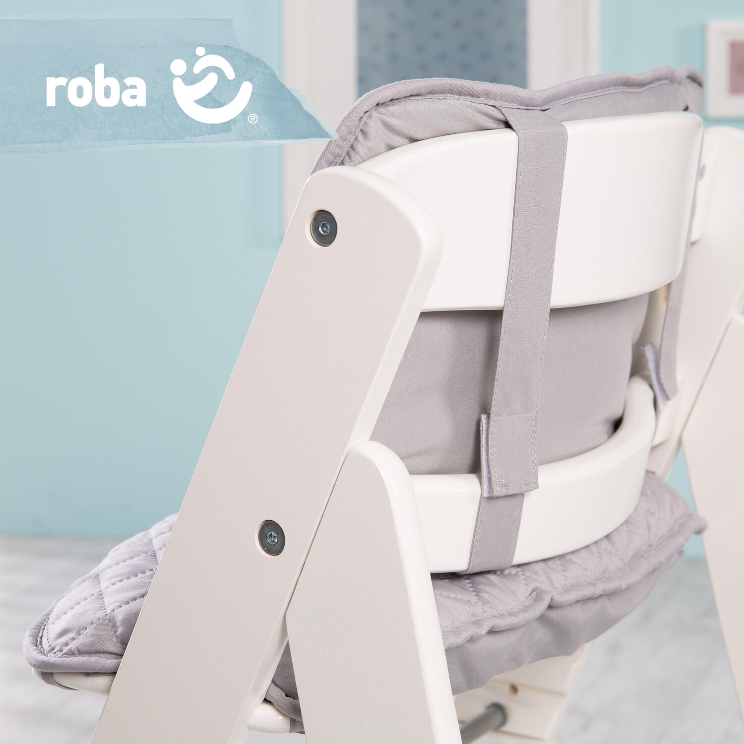 картинка Высокий стульчик sit up iii  Roba, белый от магазина Одежда+