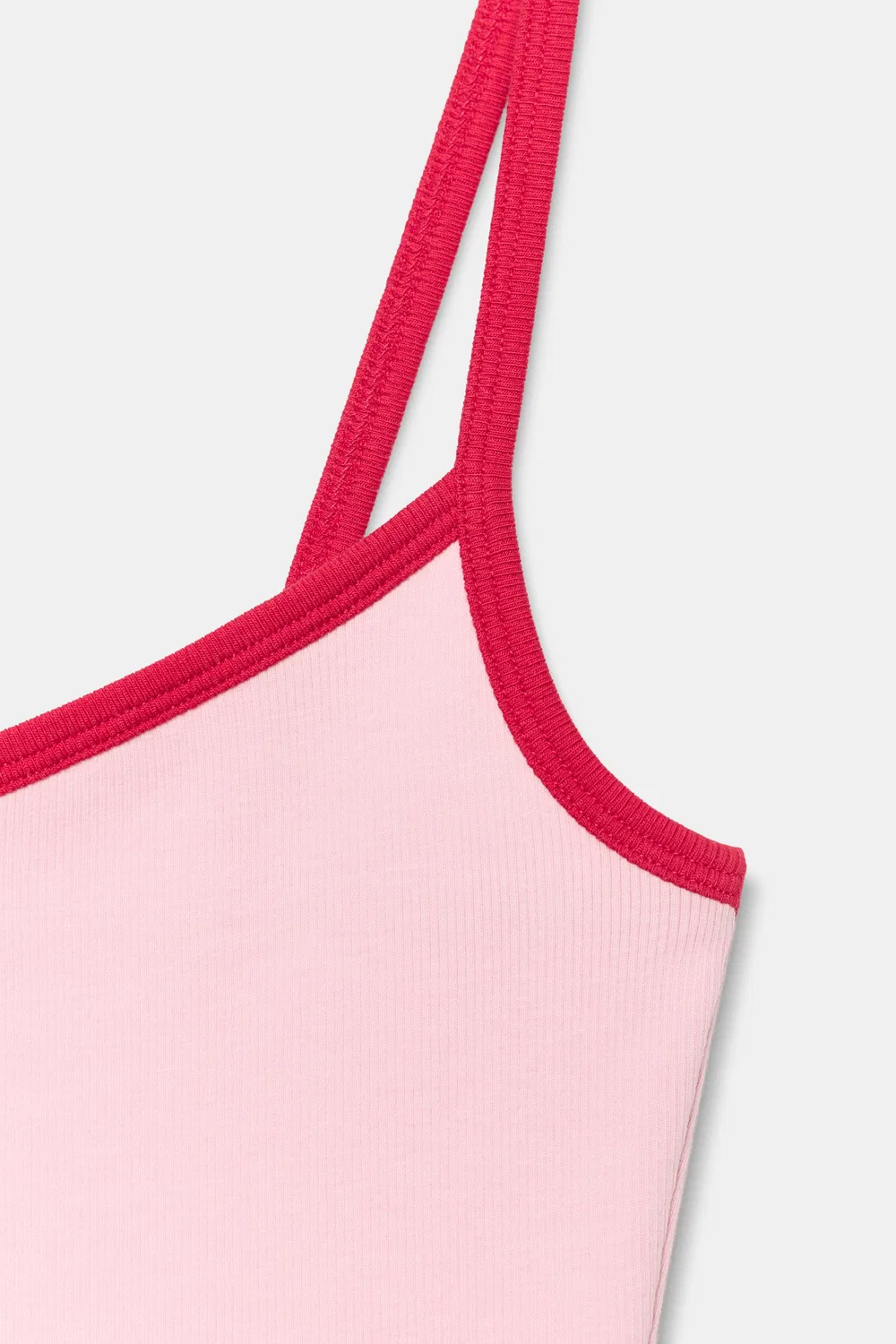 картинка Боди с контрастной окантовкой ZARA, Pink от магазина Одежда+