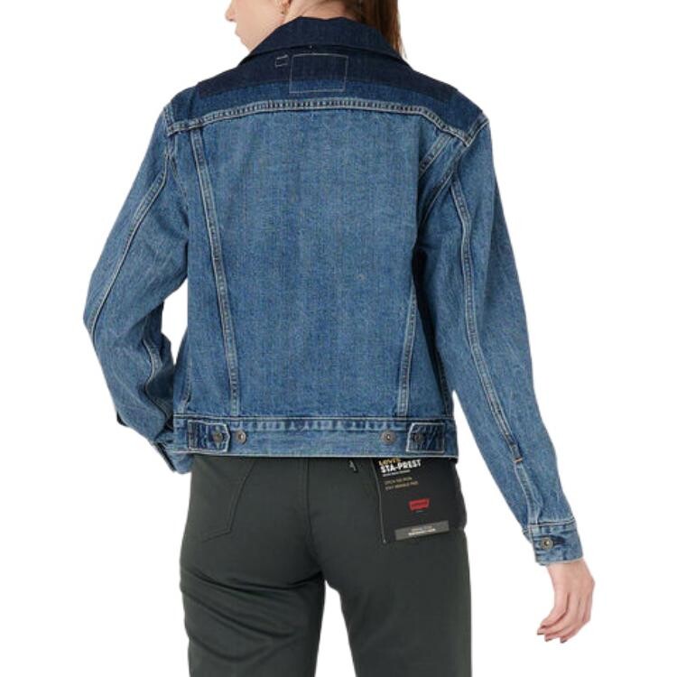 картинка Женская джинсовая куртка Levi's levi’s, цвет Blue от магазина Одежда+