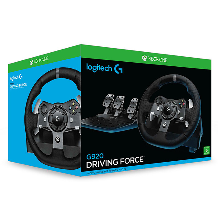 картинка Игровой руль Logitech G920, черный, для ПК и Xbox One от магазина Одежда+