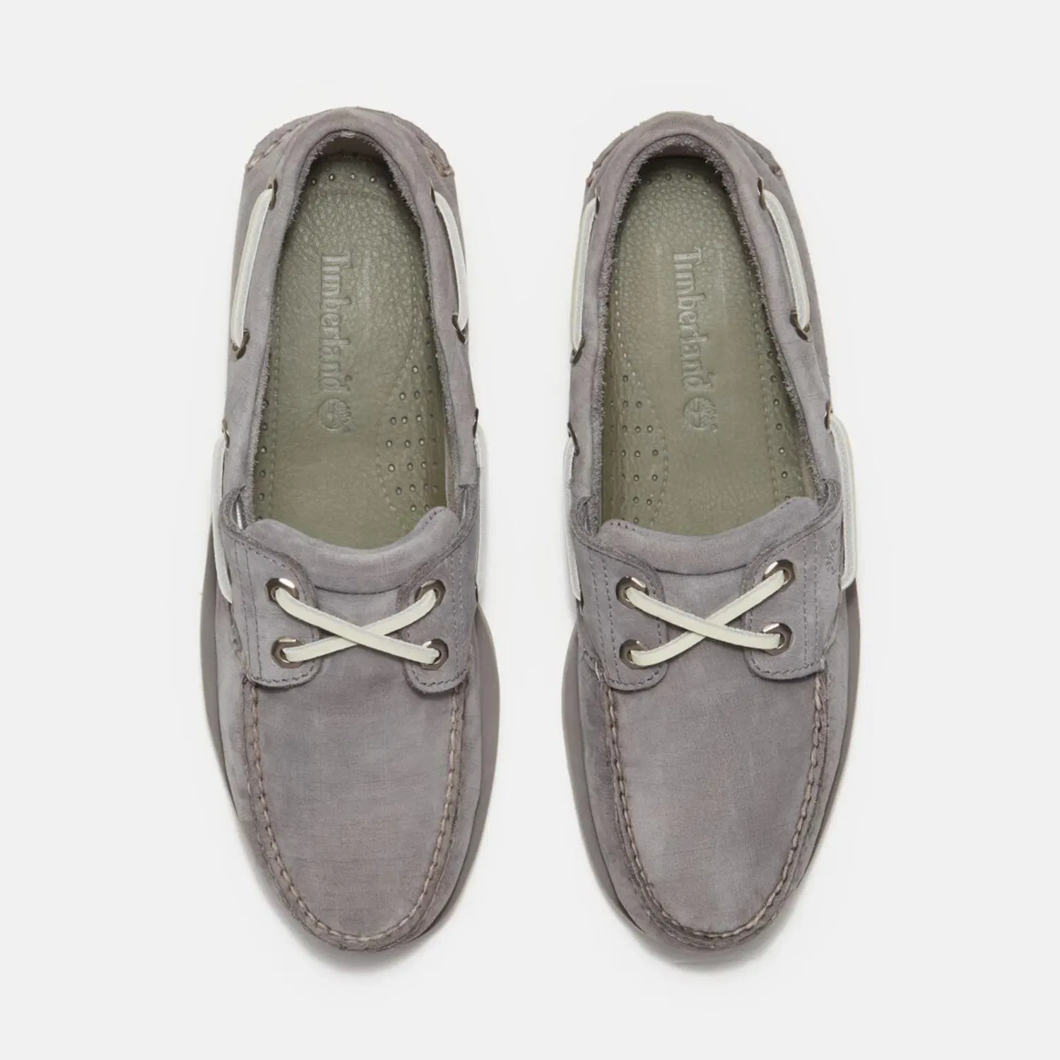 картинка Мужские классические ботинки на шнуровке Timberland, Grey Nubuck от магазина Одежда+