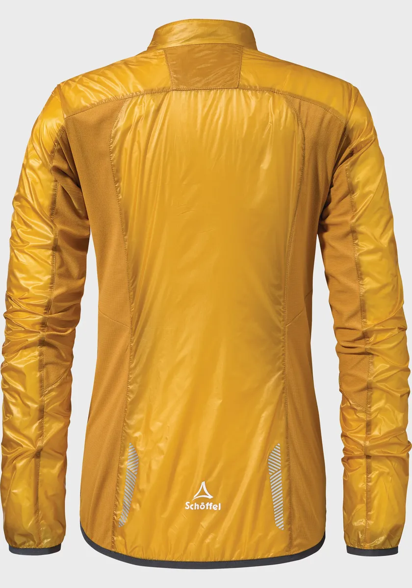 картинка Уличная куртка Schöffel "Jacket Gaiole L", без капюшона, желтый от магазина Одежда+