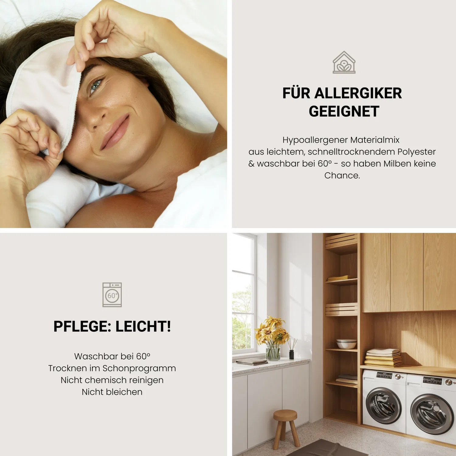 картинка Подушка с регулировкой высоты наполнения Hygge Schiesser, Белый от магазина Одежда+