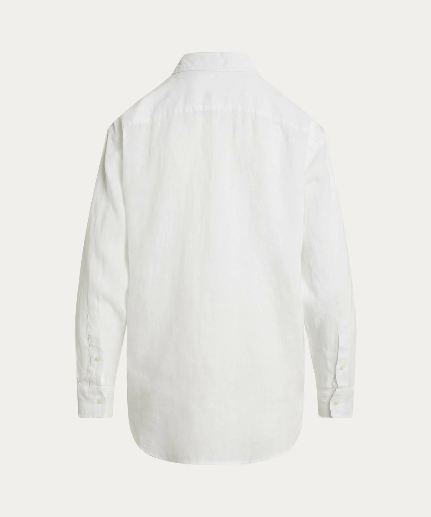 картинка Льняная рубашка свободного кроя Lauren Ralph Lauren, 100 White от магазина Одежда+