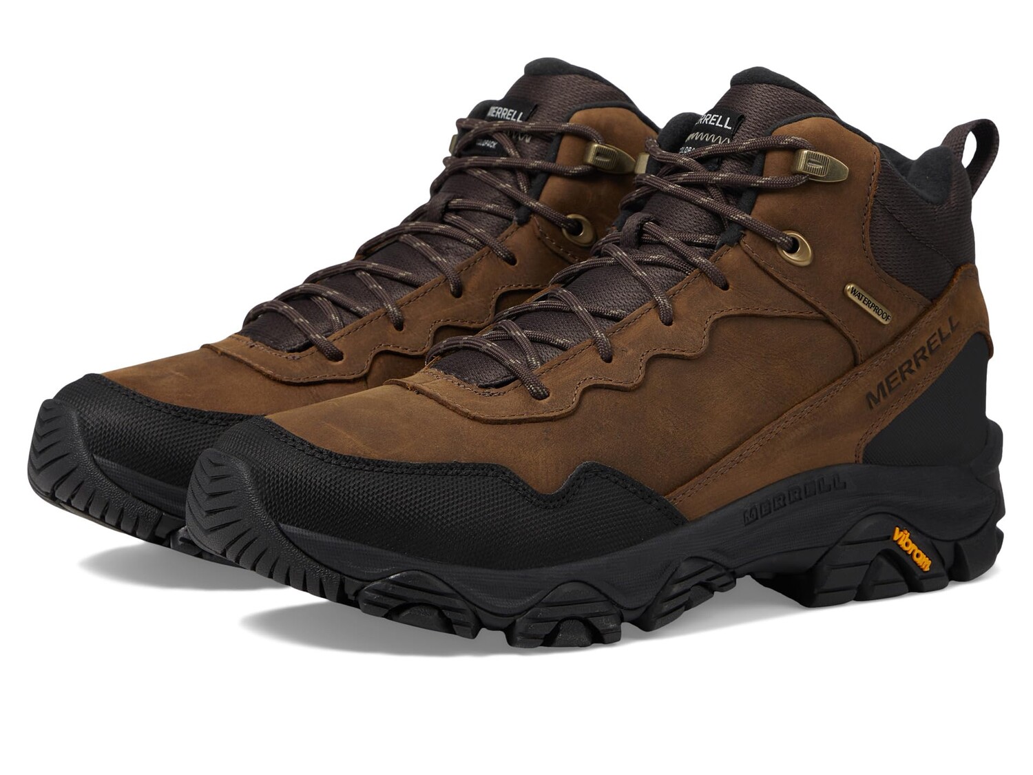картинка Зимние ботинки Merrell Coldpack 3 Thermo Mid Waterproof, коричневые от магазина Одежда+