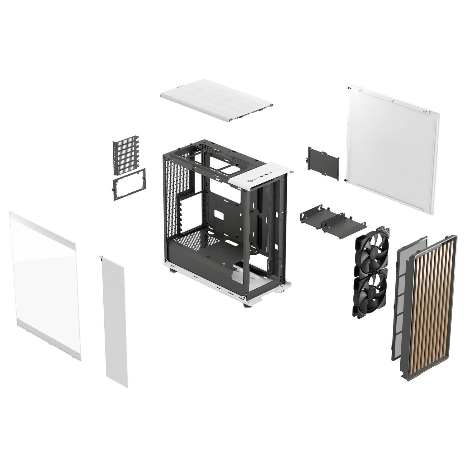картинка Корпус Fractal Design North, Mid Tower, белый от магазина Одежда+