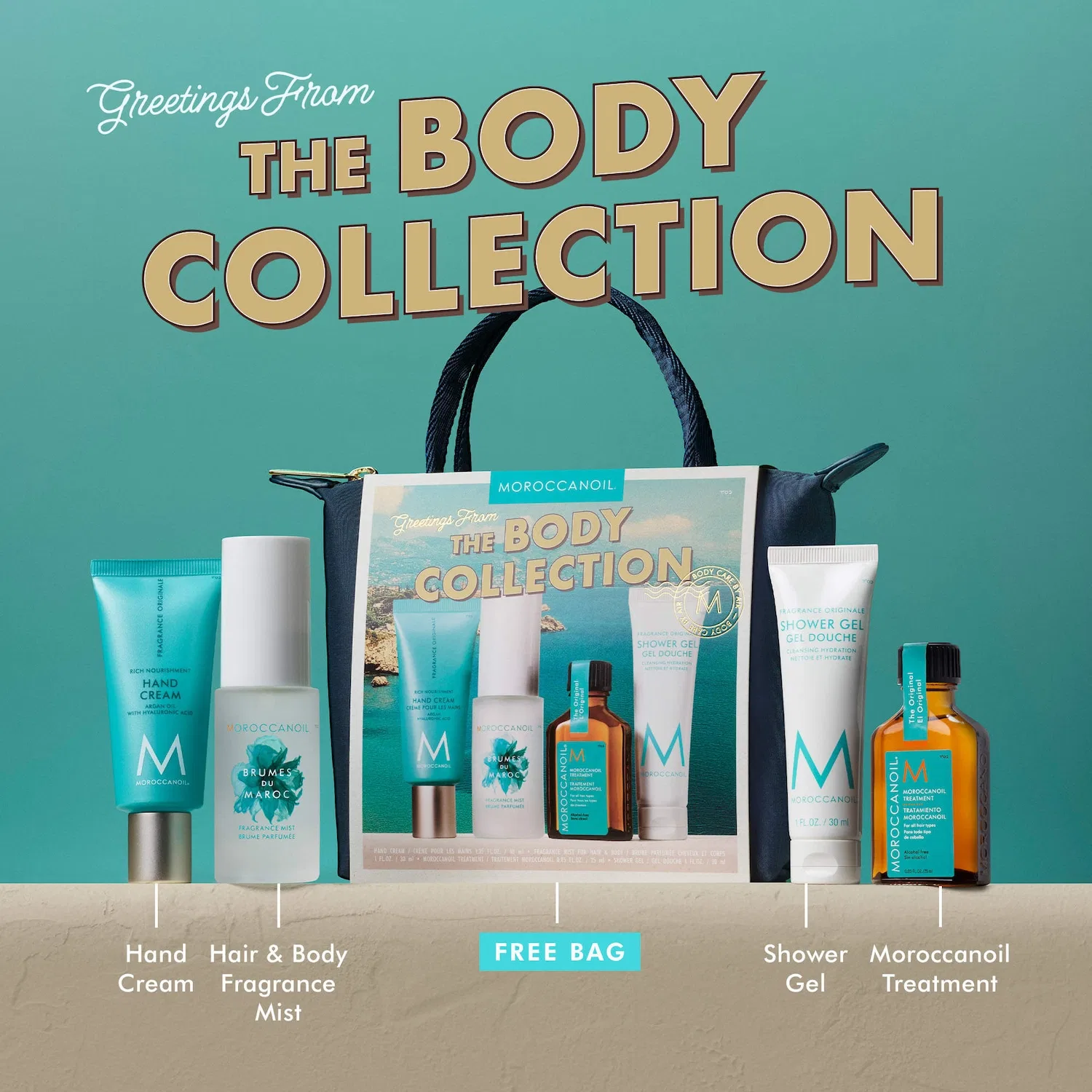 картинка Набор миниатюрных средств для тела Moroccanoil от магазина Одежда+