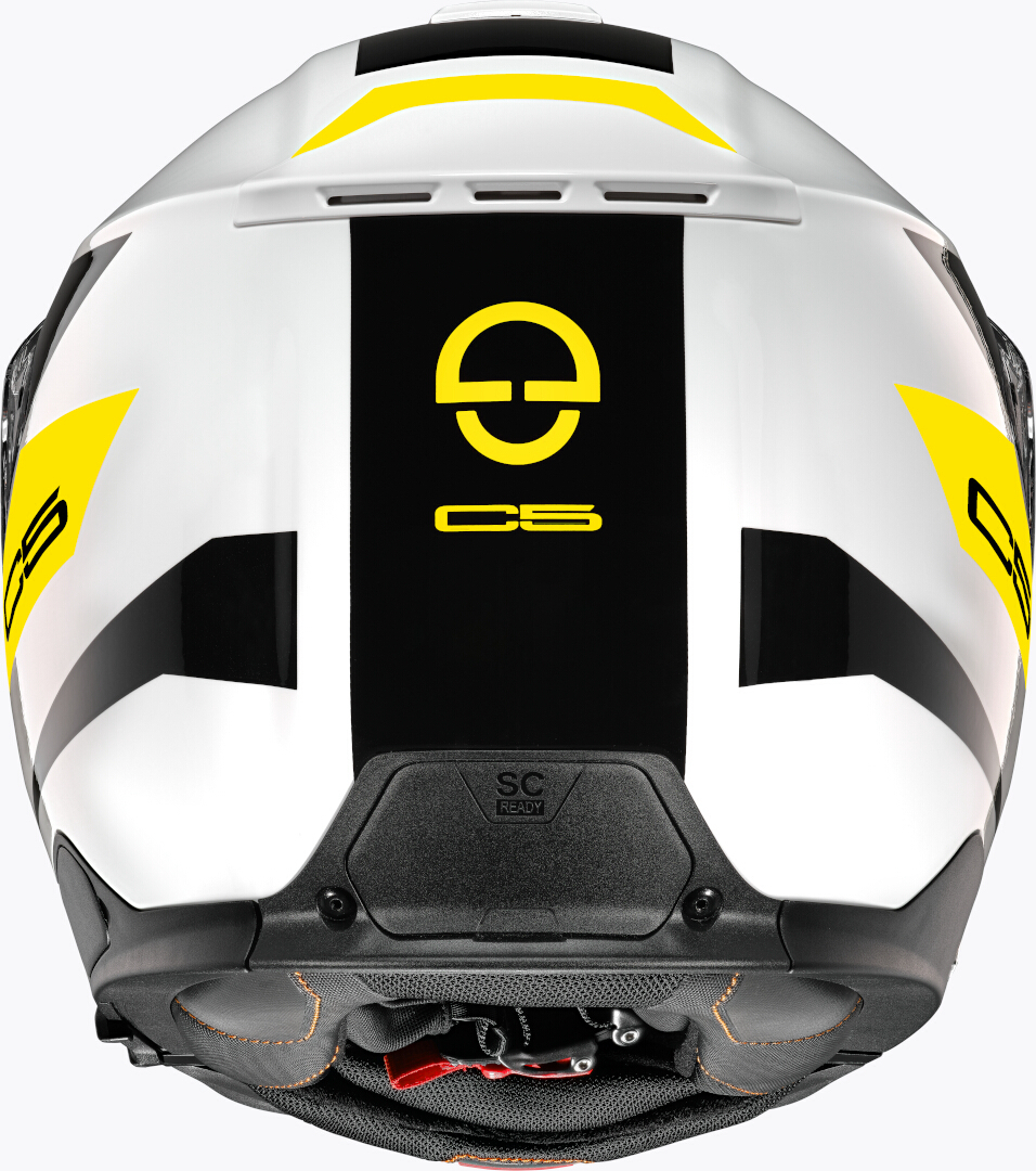 картинка Шлем Schuberth C5 Eclipse, белый/желтый от магазина Одежда+