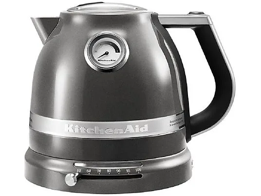 картинка Электрический чайник KitchenAid 5KEK1522EMS, Artisan, 1,5 л, серый от магазина Одежда+