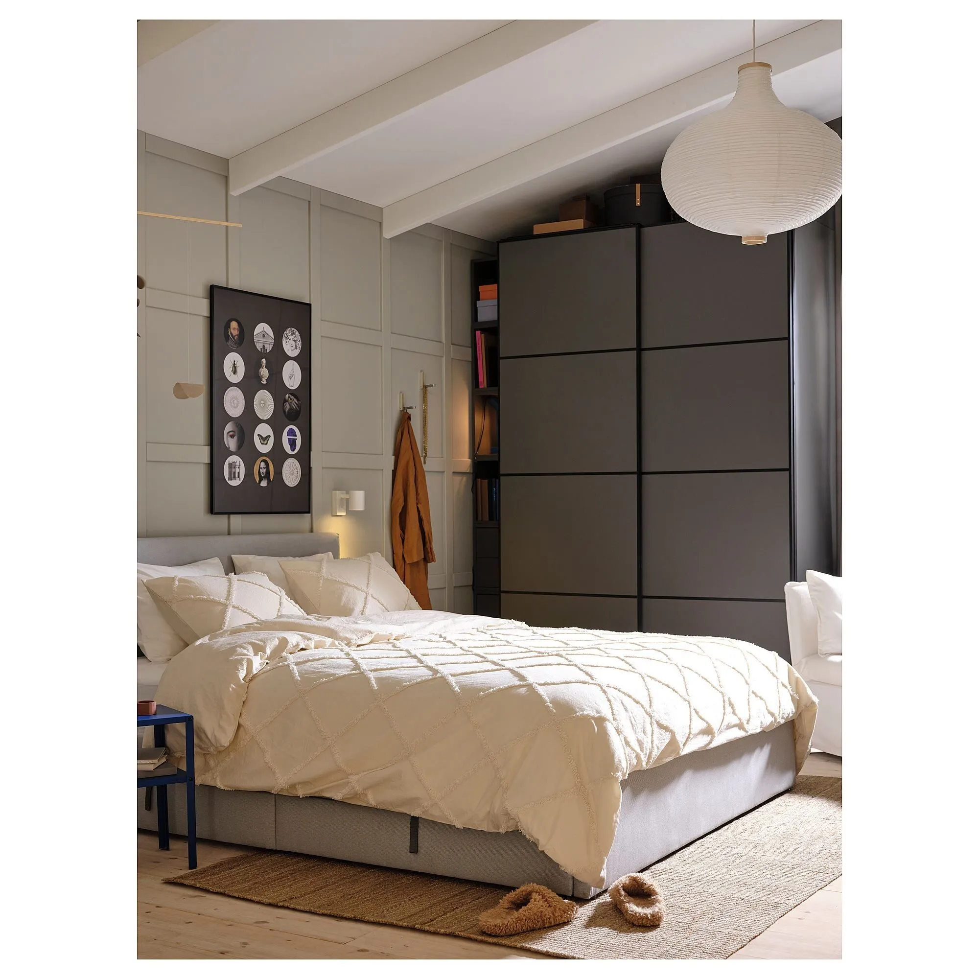 картинка Абажур белого цвета RISBYN IKEA от магазина Одежда+