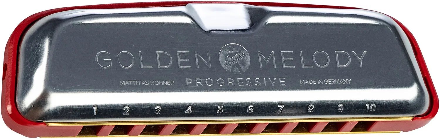 картинка Прогрессивная губная гармошка Hohner M544BX Golden Melody от магазина Одежда+