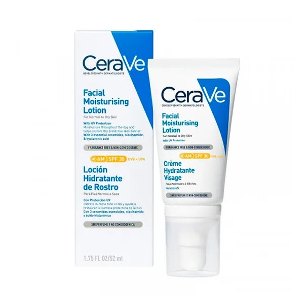 картинка Лосьон увлажняющий CeraVe AM Spf 30, 52 мл от магазина Одежда+