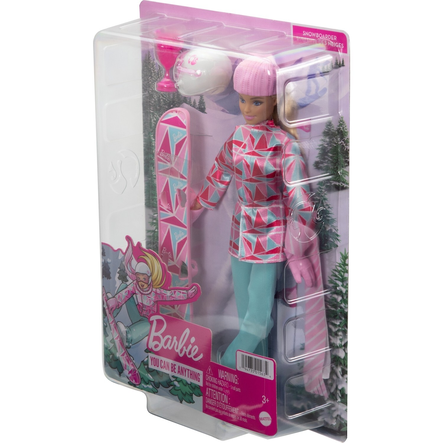 картинка Кукла Barbie сноубордистка HCN32 от магазина Одежда+