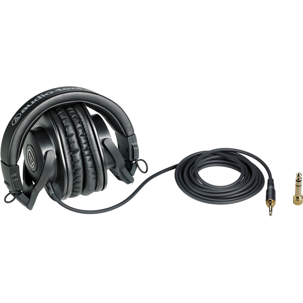 картинка Закрытые мониторные наушники Audio-Technica ATH-M30x (черные) от магазина Одежда+