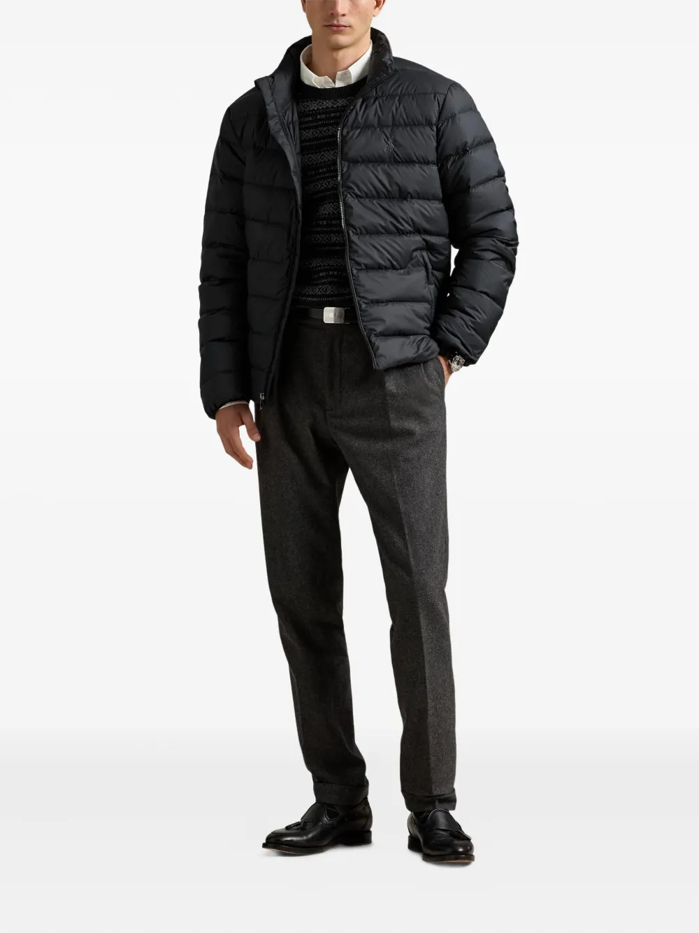 картинка Пуховик Polo Ralph Lauren Het Opvouwbare Colden, черный от магазина Одежда+