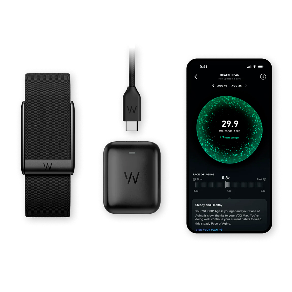 картинка Фитнес-браслет WHOOP 5.0 Peak, черный от магазина Одежда+