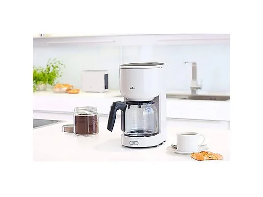картинка Кофеварка капельная Braun KF 3120 PurEase, белый от магазина Одежда+