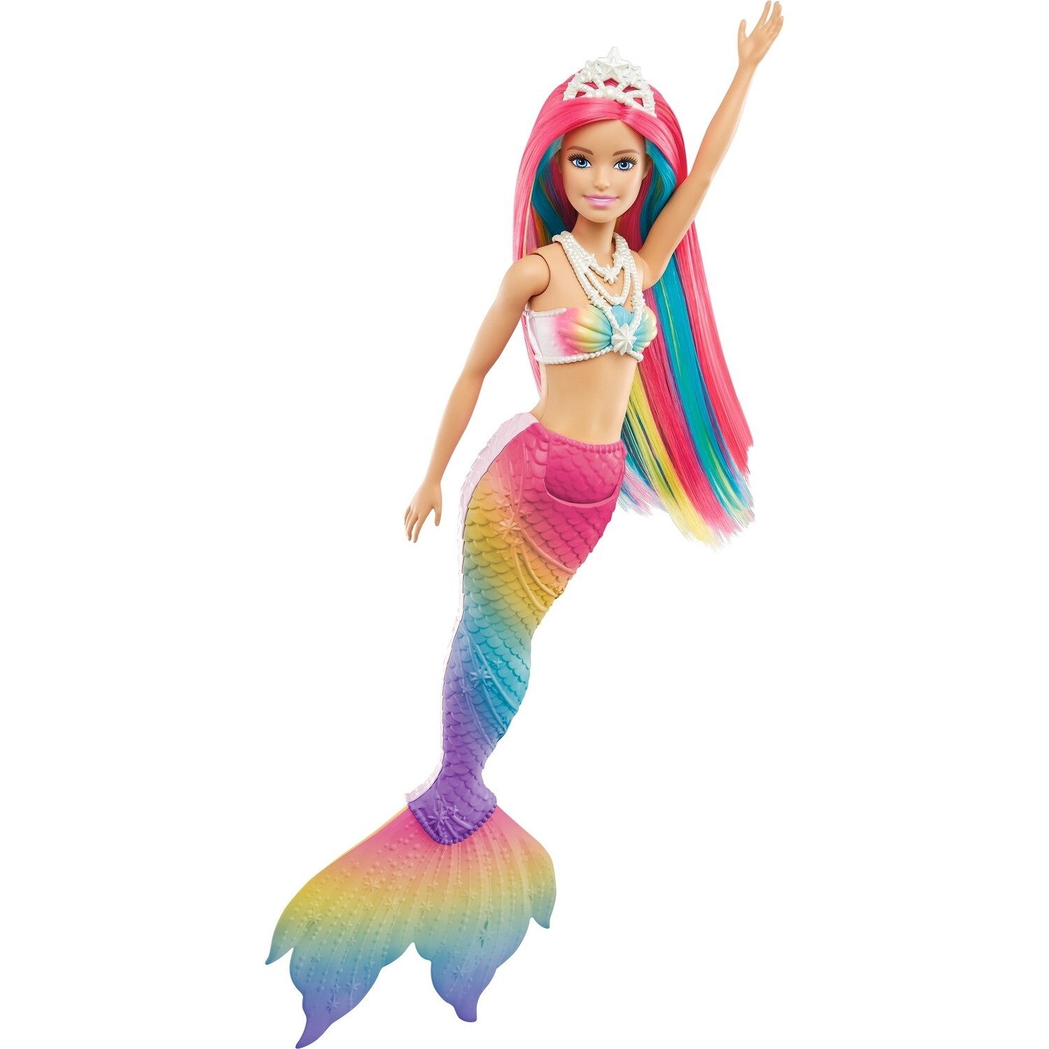 картинка Кукла Barbie Dreamtopia Волшебная русалка меняющая цвет от магазина Одежда+