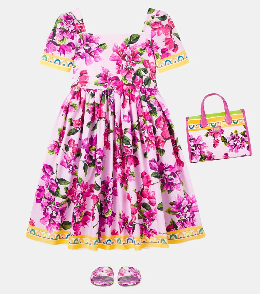 картинка Слайды Taormina Dolce&Gabbana Kids, розовый от магазина Одежда+