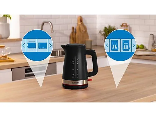 картинка Чайник Bosch TWK4M223 My Moment, черный от магазина Одежда+