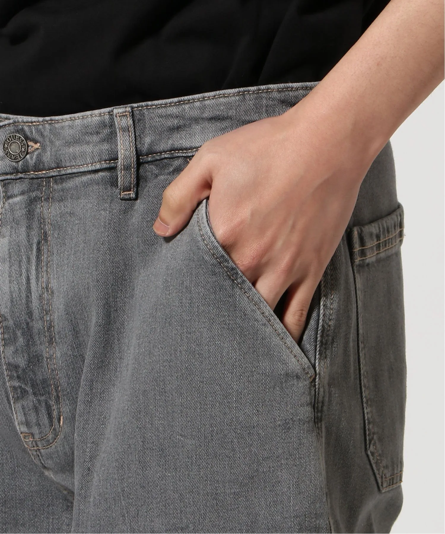 картинка Джинсы-карго (размер M), G17 Cargo Guess Jeans, Gray (GJHE) от магазина Одежда+