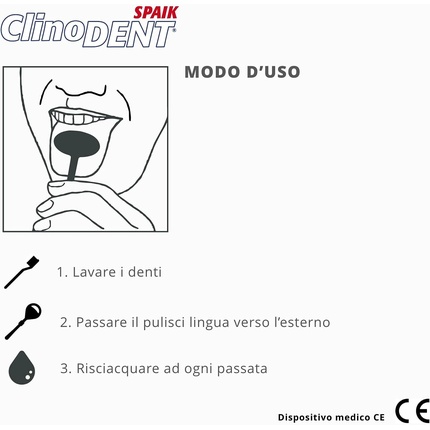 картинка Очиститель языка Clinodent SPAIK Fimo от магазина Одежда+