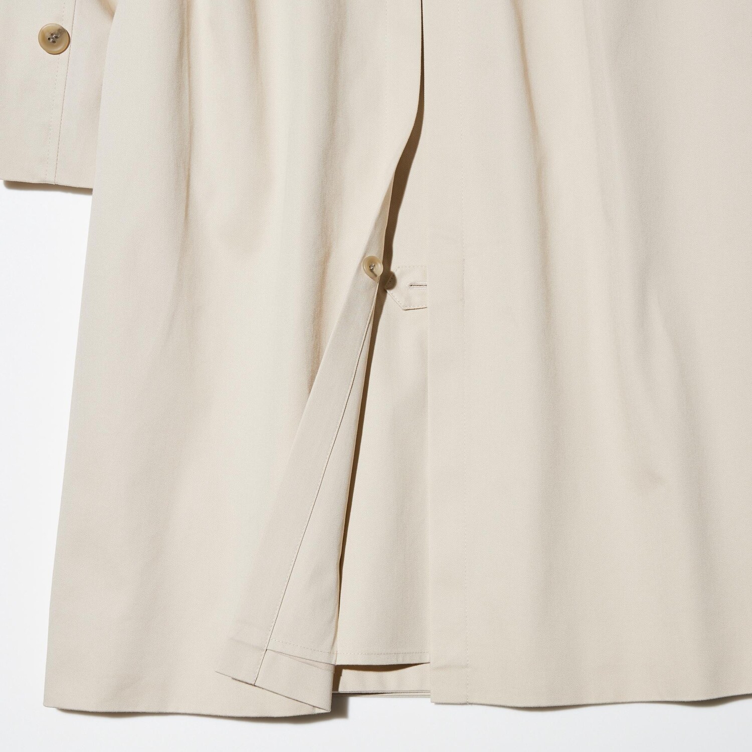 картинка Плащ UNIQLO длинный, 30 кремовый от магазина Одежда+
