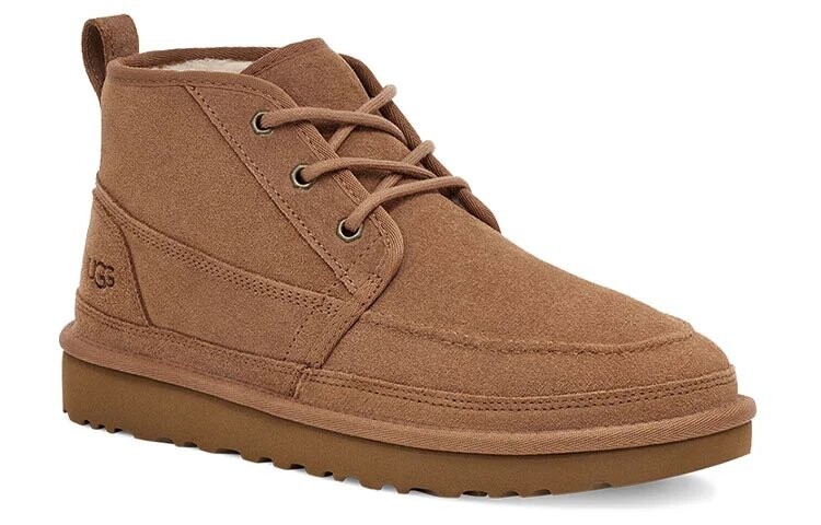 картинка Мужские зимние ботинки Ugg Neumel на шнуровке, коричневый от магазина Одежда+