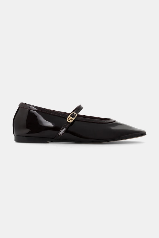 картинка Кожаные балетки BALLERINA MARYJANE PATENT Tommy Hilfiger, бордовый от магазина Одежда+