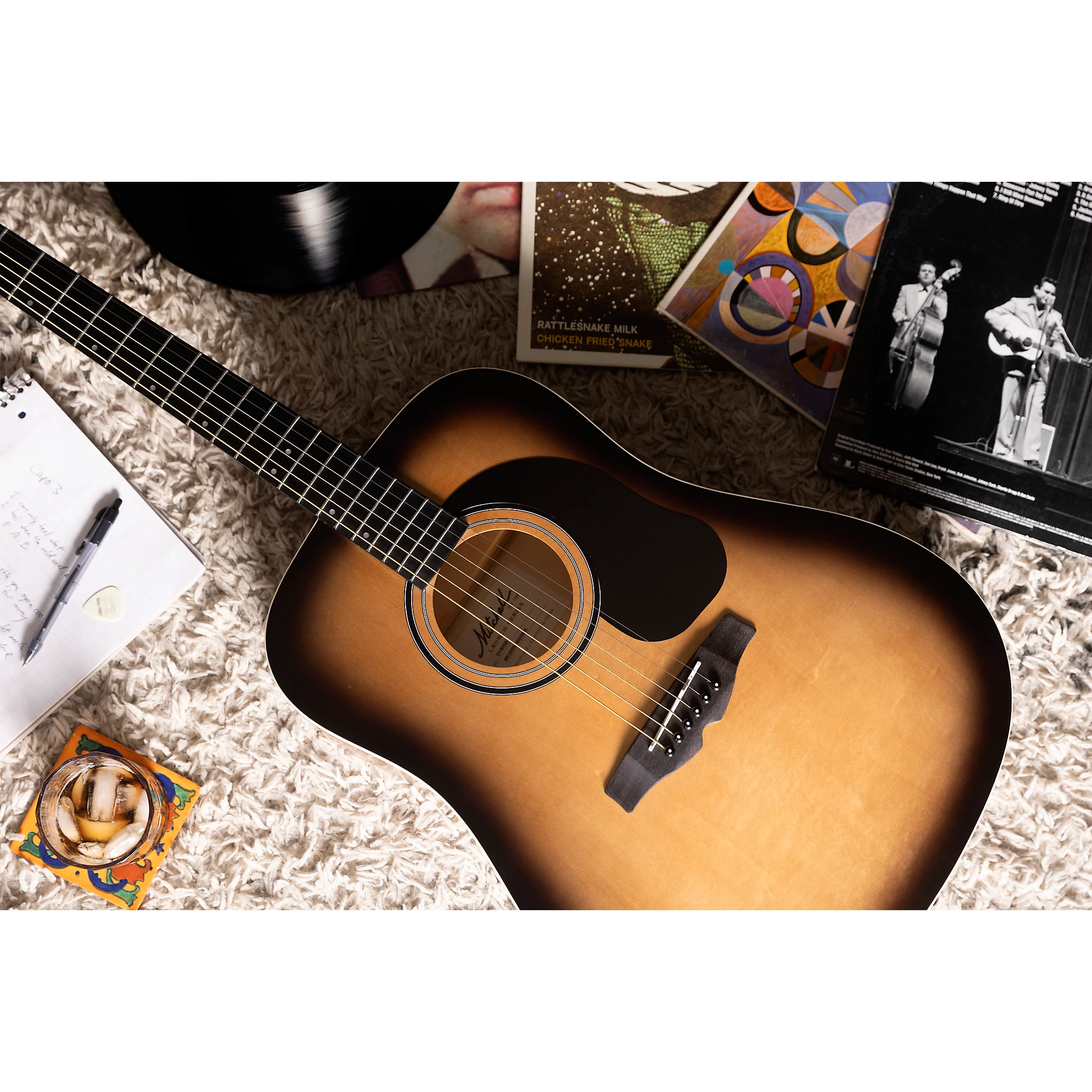 картинка Акустическая гитара Mitchell Launch D100 Dreadnought Sunburst от магазина Одежда+