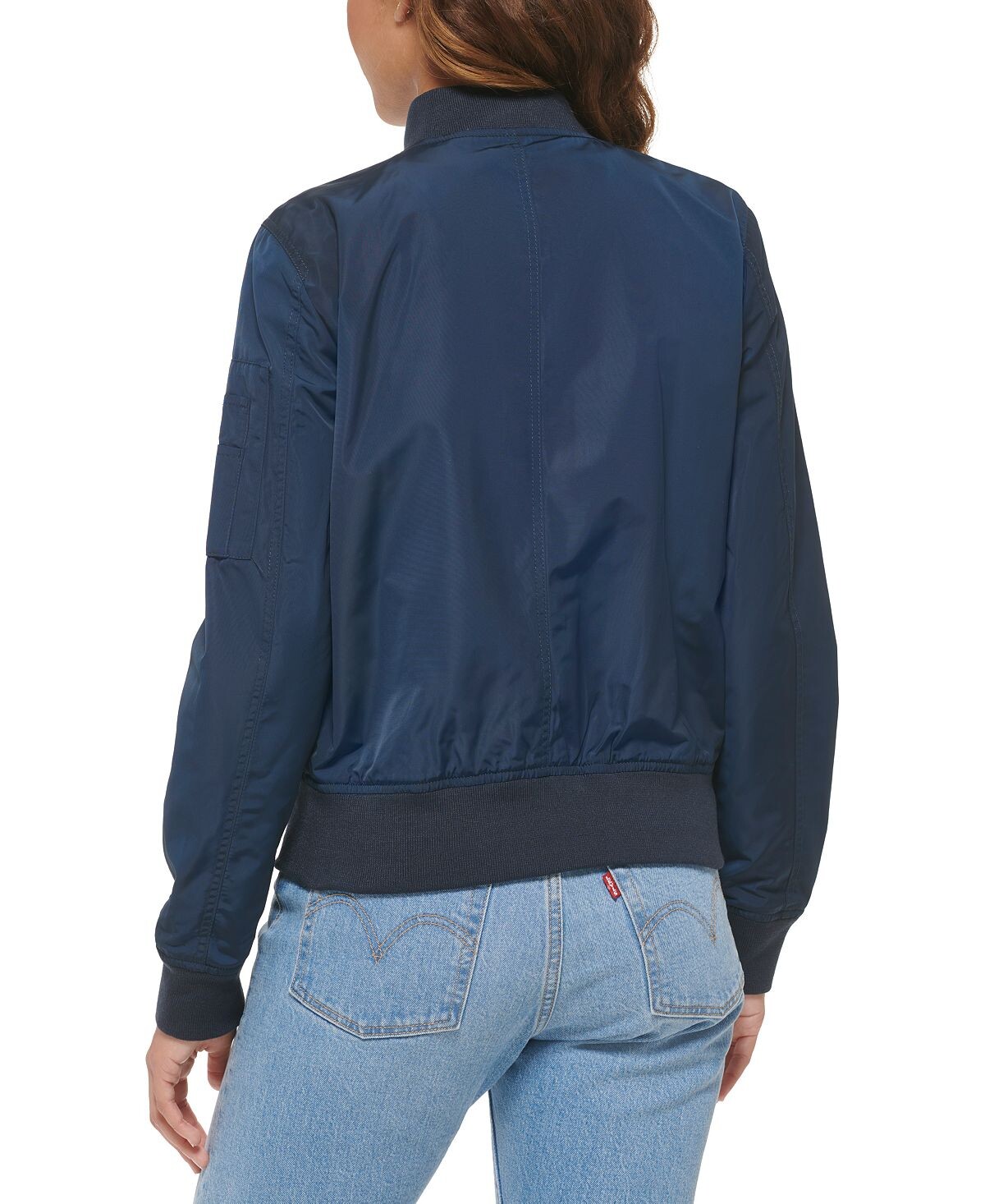 картинка Женская куртка-бомбер с застежкой-молнией Levi's, синий от магазина Одежда+