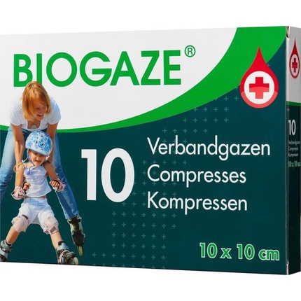 картинка Бинты 10х10см 10 шт Biogaze от магазина Одежда+