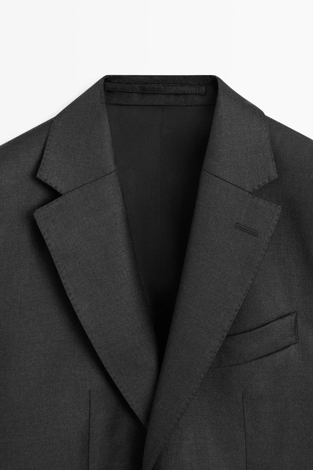 картинка Пиджак Massimo Dutti 100% Cool Wool Suit , угольно-серый от магазина Одежда+