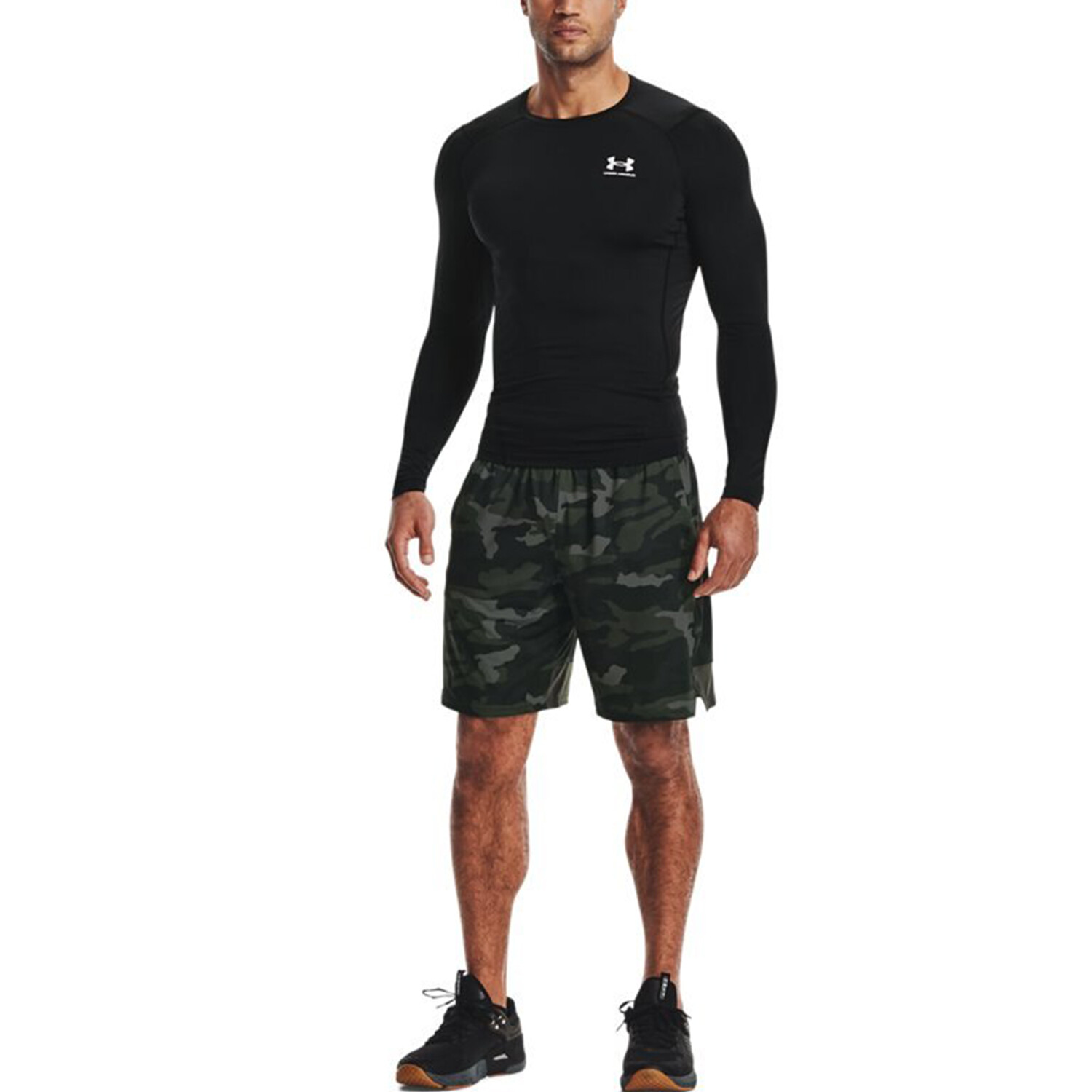 картинка Лонгслив Under Armour HeatGear Compression, черный от магазина Одежда+