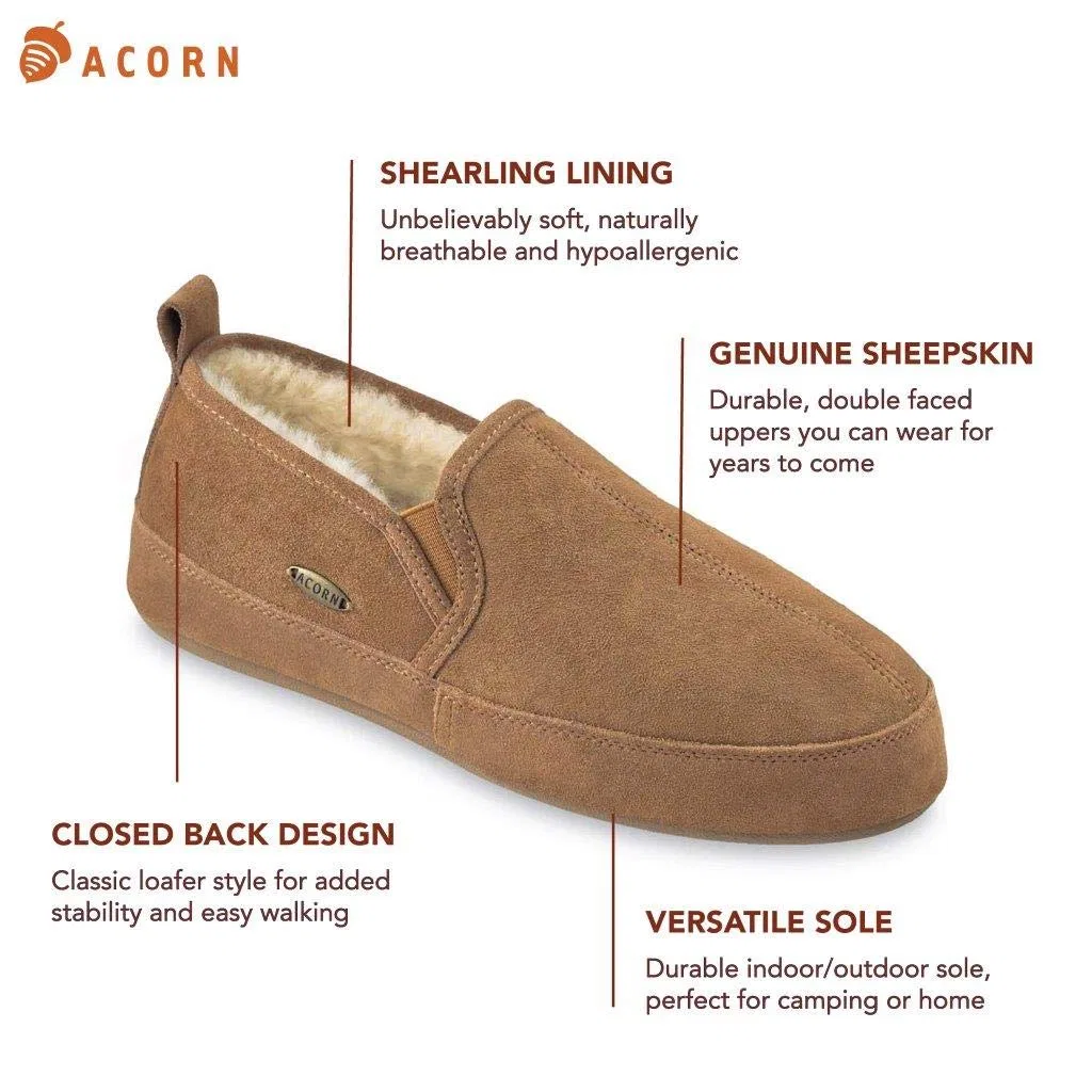 картинка Мужские тапочки-мокасины Acorn, Walnut от магазина Одежда+