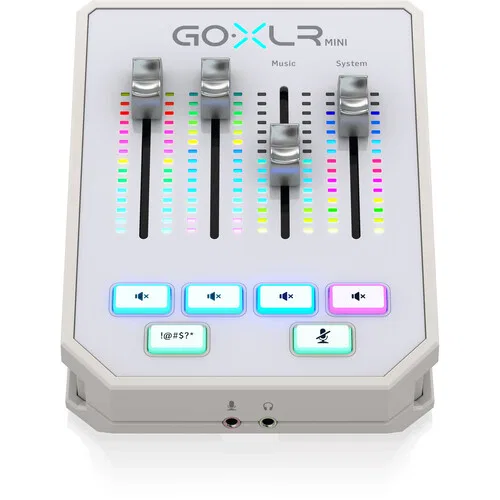 картинка TC-Helicon GoXLR Mini USB стриминговый микшер и аудиоинтерфейс (белый) от магазина Одежда+