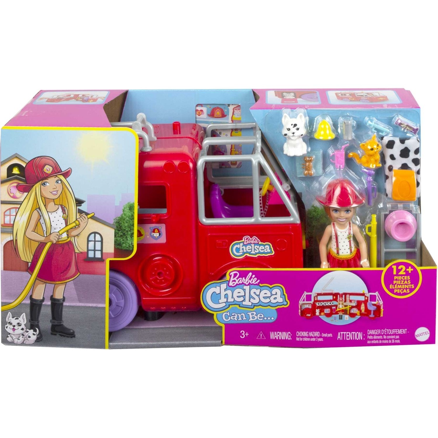 картинка Игровой набор Barbie Chelsea Fire Truck HCK73 от магазина Одежда+