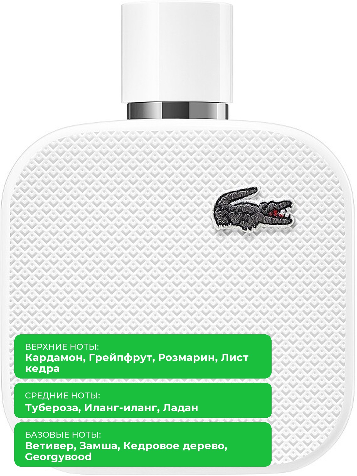 картинка Lacoste L.12.12 Blanc: Аромат для Мужчин от магазина Одежда+